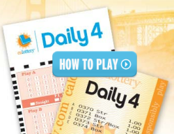 California Daily 4 How to Play