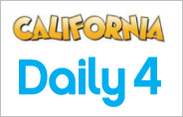California(CA) Daily 4 Least Winning Numbers